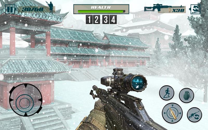 SWAT Sniper Fps Gun Games Schermafbeelding 0