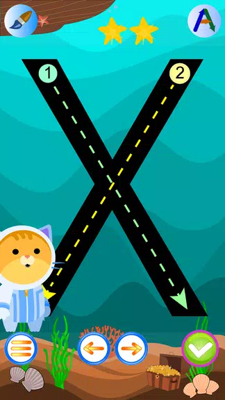 ABC Kids - trace letters, pres Captura de tela 1
