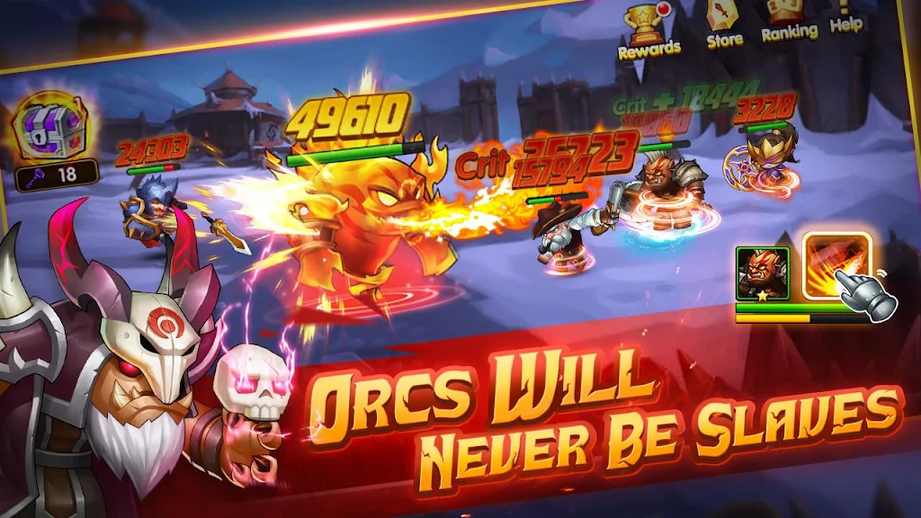 Schermata Magic Orcs: Free Battle RPG 3