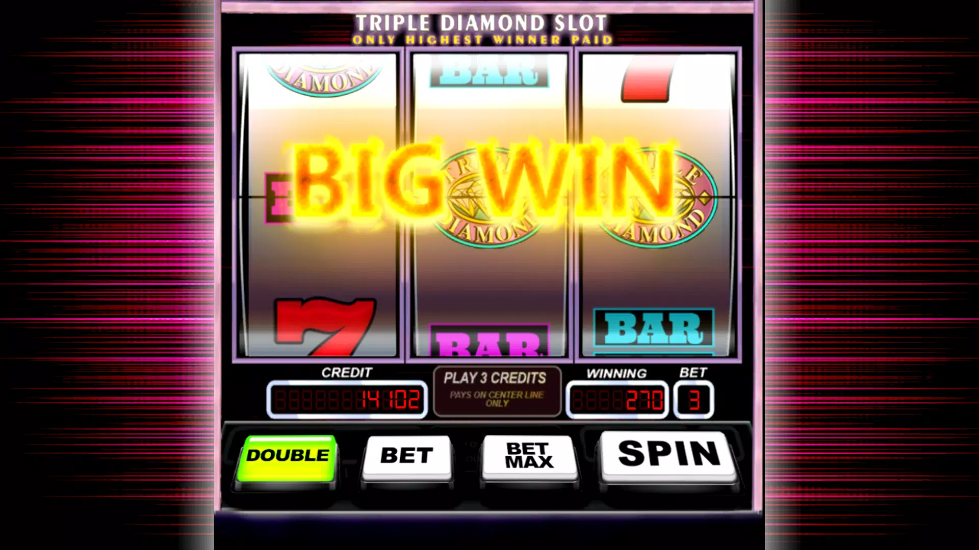 Triple Pay Diamond Slot 螢幕截圖 2