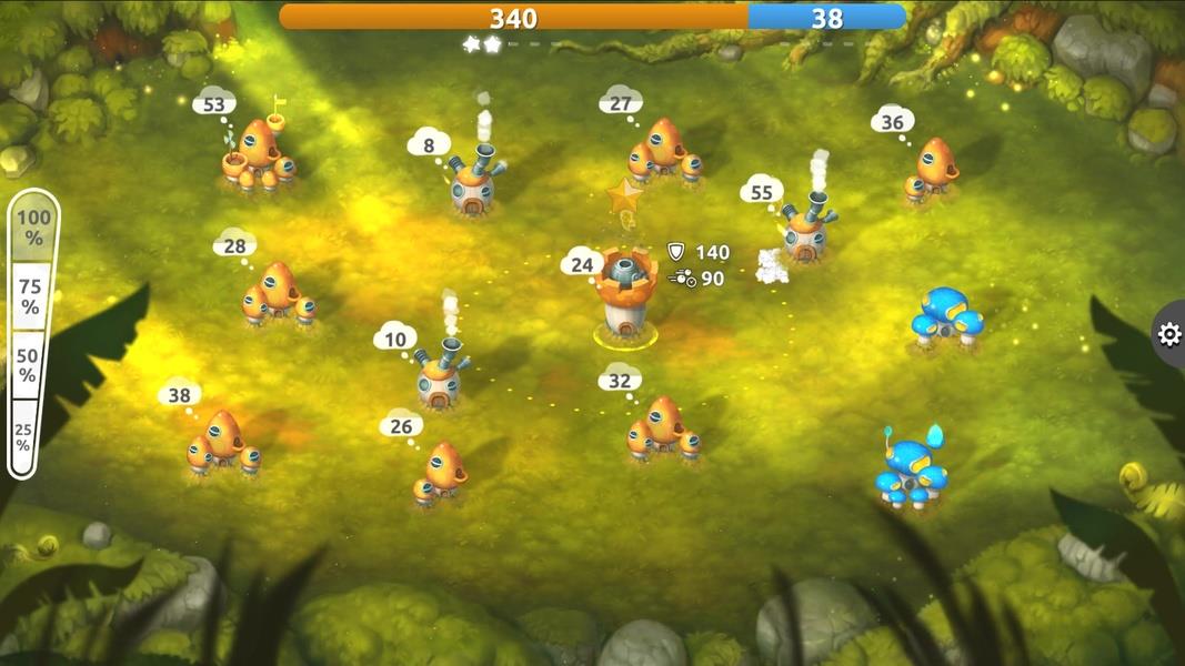 Mushroom Wars 2: RTS Strategy ภาพหน้าจอ 3