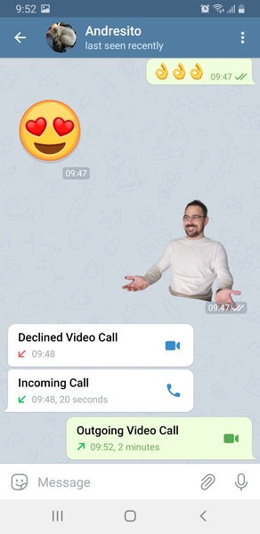 Telegram Beta 스크린샷 1