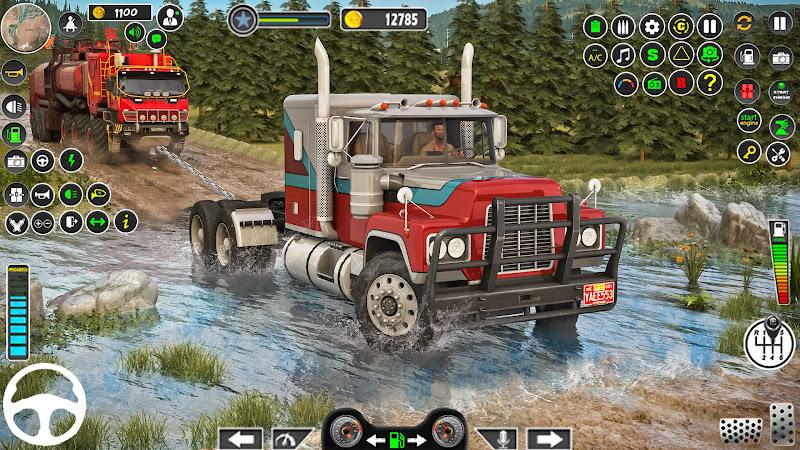 Snow Mud Truck Runner Offroad Captura de tela 3