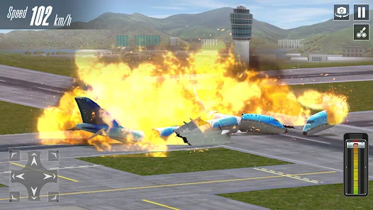 Plane Crash 3d: Airplane Games 螢幕截圖 0