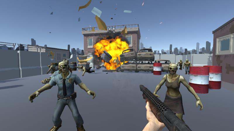 Zombie Shooting 3D Offline Ảnh chụp màn hình 1