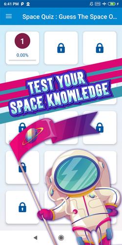 space quiz games Screenshot 1