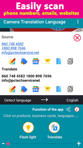 Camera Translator - Live Translation App ဖန်သားပြင်ဓာတ်ပုံ 1