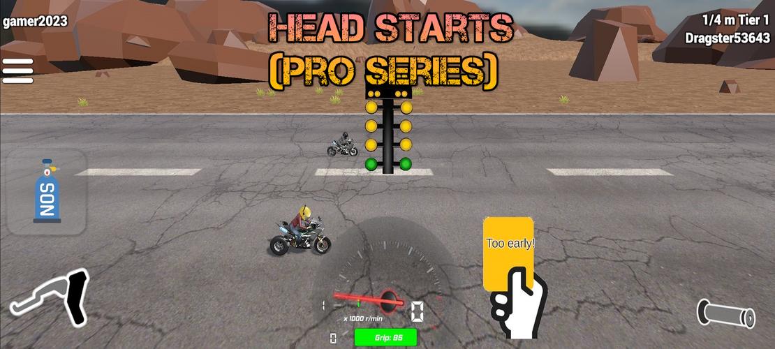 Drag Bikes 3 स्क्रीनशॉट 0