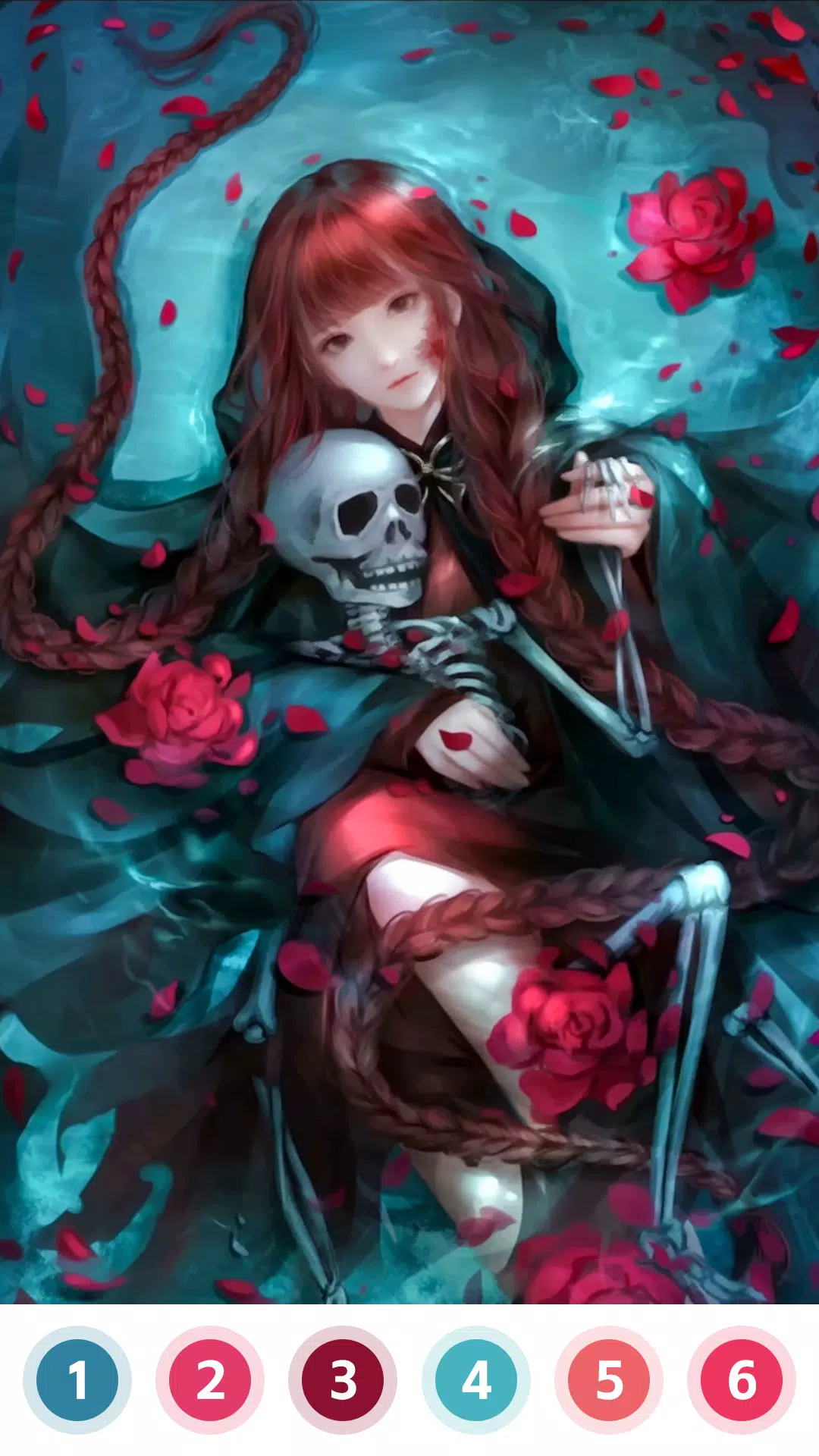 Love & Death Paint by Number Captura de tela 1