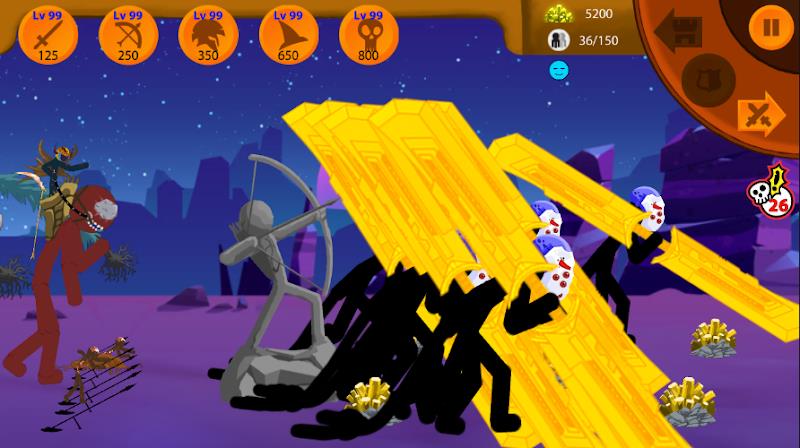 Stickman War : Defense Battle Ảnh chụp màn hình 2