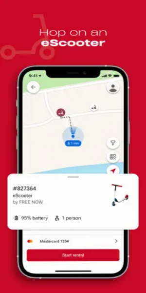 FREENOW - Mobility Super App ဖန်သားပြင်ဓာတ်ပုံ 1