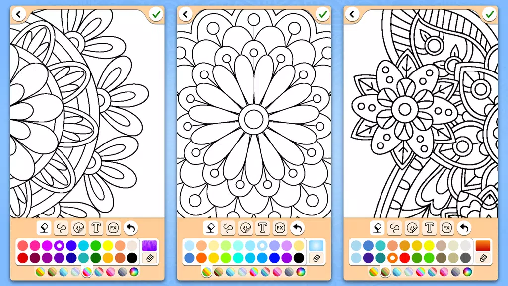 Mandala Coloring Pages ဖန်သားပြင်ဓာတ်ပုံ 0
