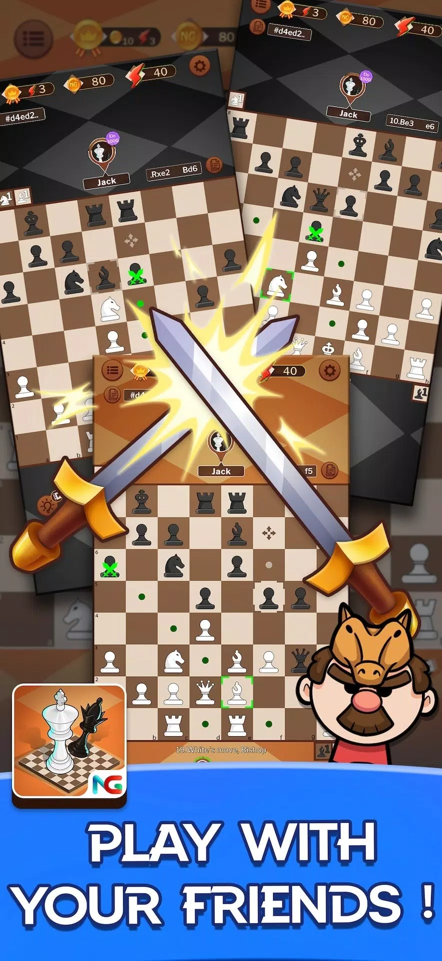 Chess Online ♙ Chess Master 螢幕截圖 1