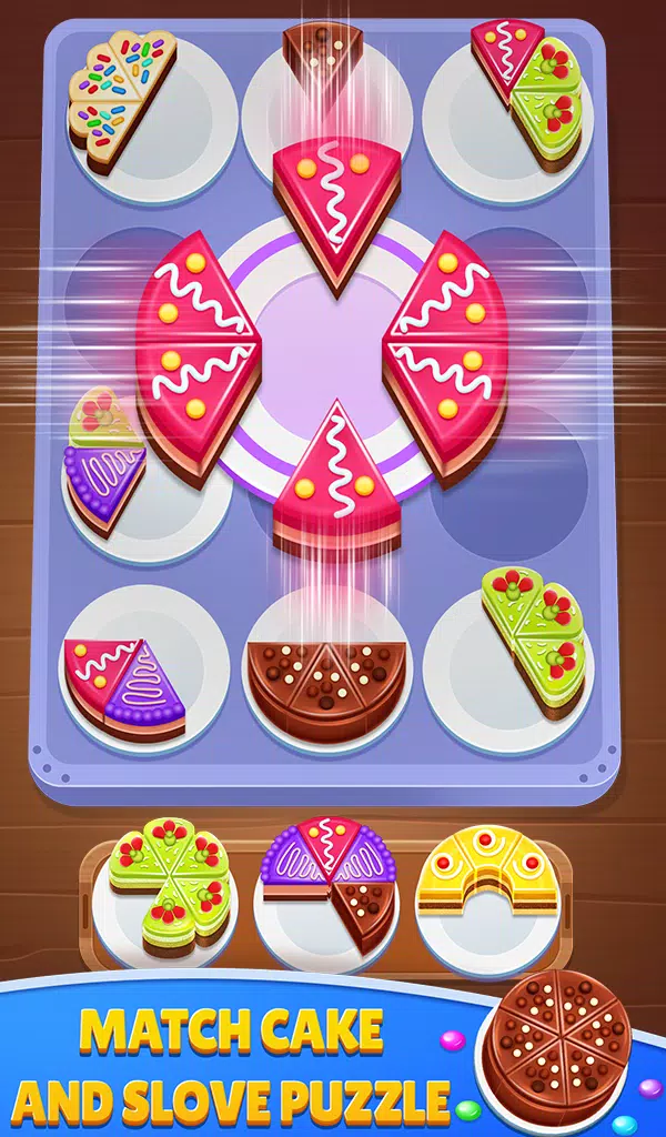 Cake Sort 3d - Match and Merge Screenshot 2