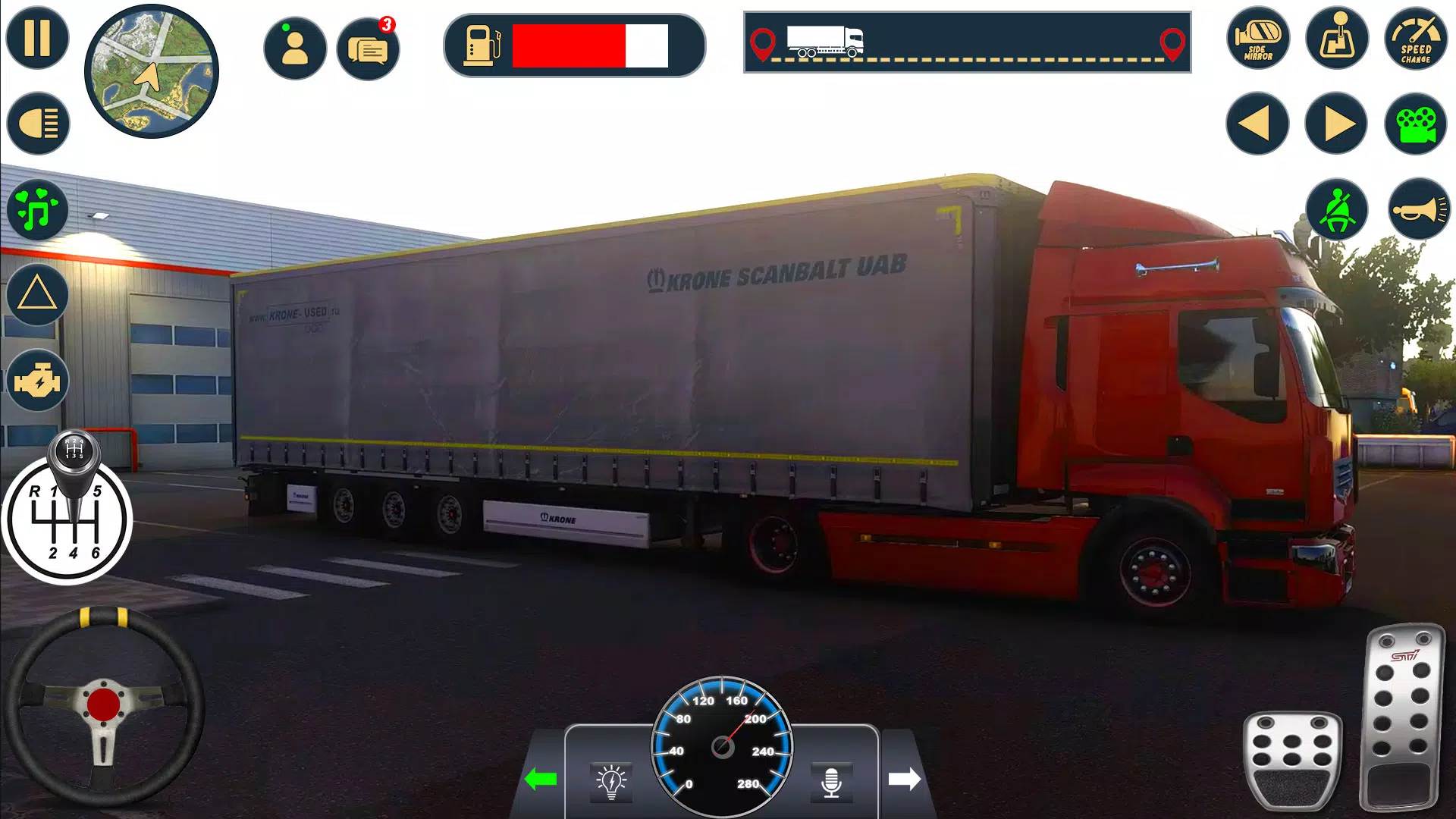 Euro Cargo Truck Simulator 3D Captura de pantalla 0