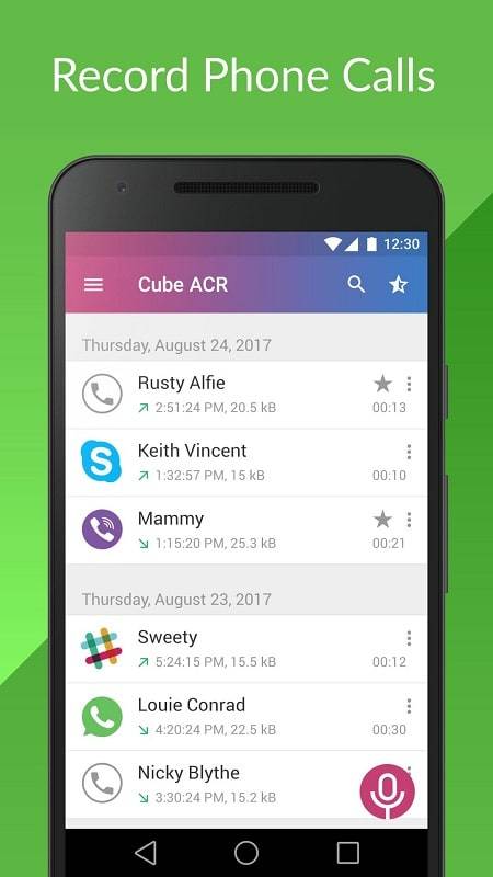 Call Recorder – Cube ACR Tangkapan skrin 2