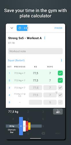 Strong Workout Tracker Gym Log স্ক্রিনশট 2