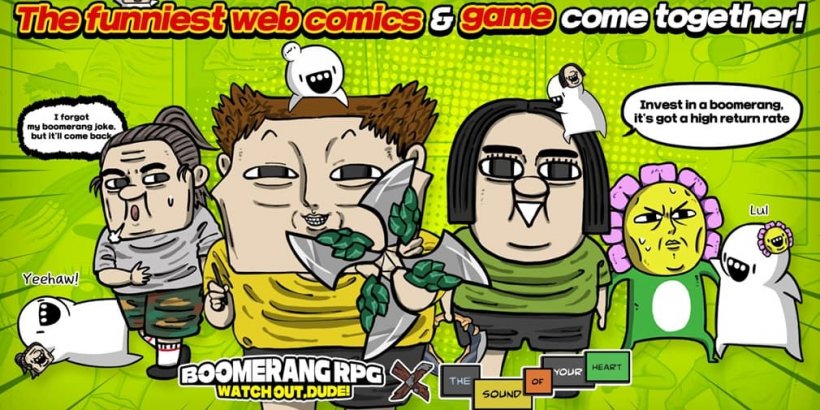 Boomerang Équipes RPG avec WEBTOON sur "The Sound of Your Heart"