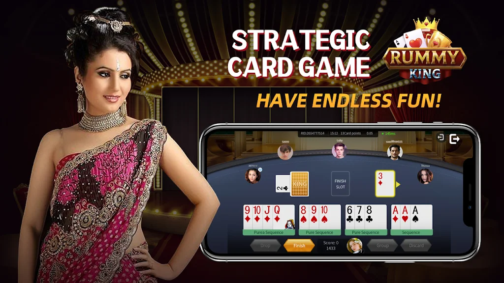 Rummy King -Play Indian Card ဖန်သားပြင်ဓာတ်ပုံ 0