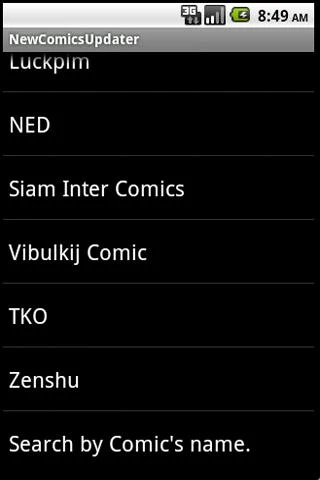 Thai New comics Updater スクリーンショット 2