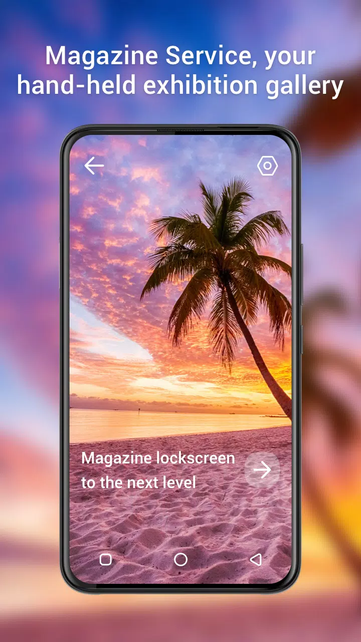 Magazine Lockscreen XOS Ảnh chụp màn hình 0