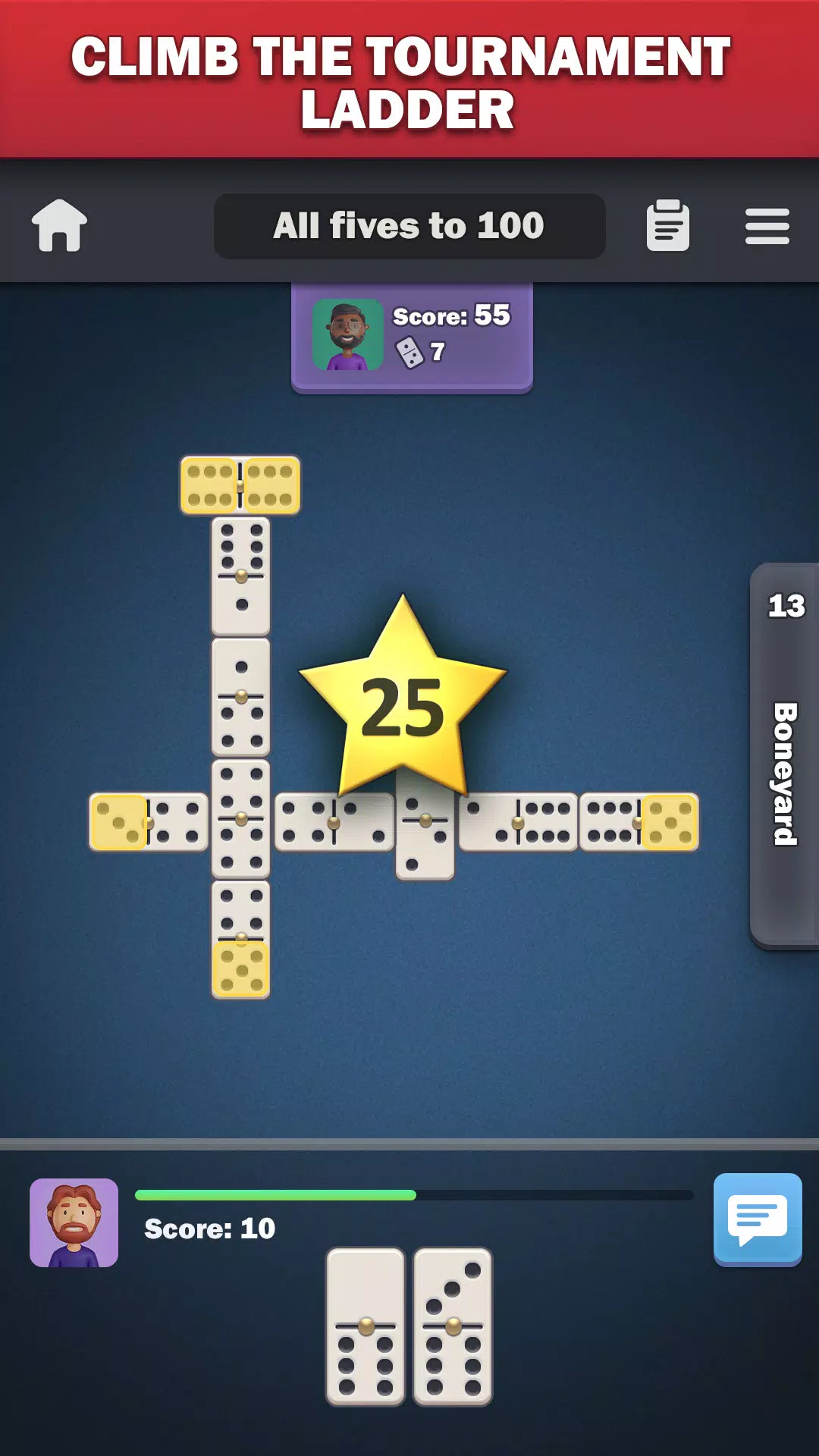 Dominoes online - play Domino! Captura de pantalla 2