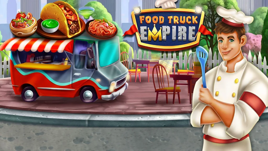 Food truck Empire Cooking Game 스크린샷 0