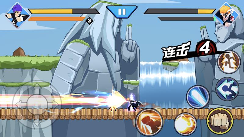 Stickman Ninja Warriors Fight Ảnh chụp màn hình 2