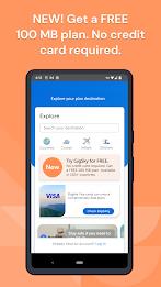 GigSky: Global eSim Data Plans Captura de pantalla 0