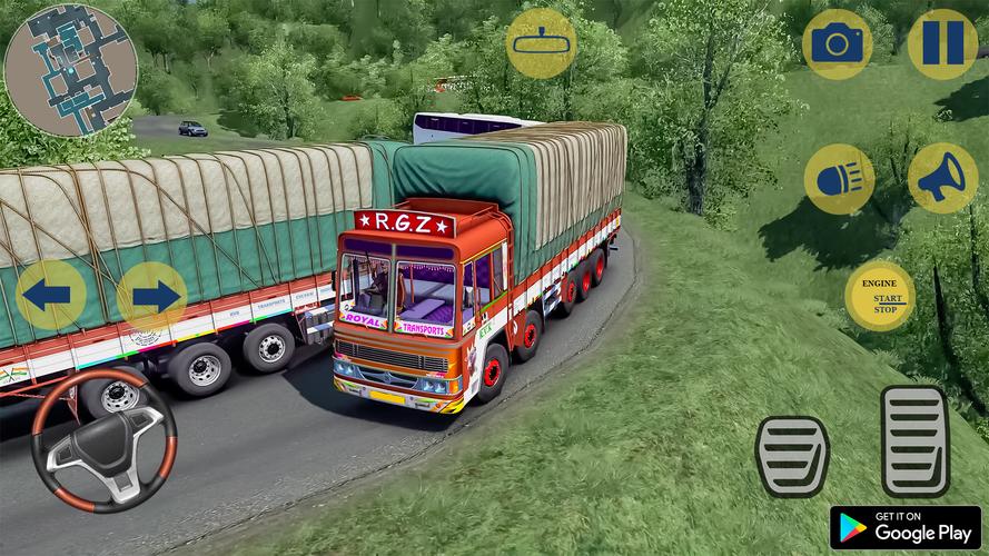 Indian Truck Cargo Truck Games Captura de pantalla 2