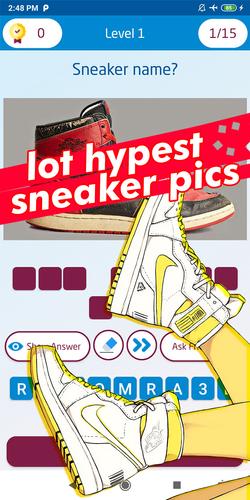 sneaker quiz Captura de tela 3