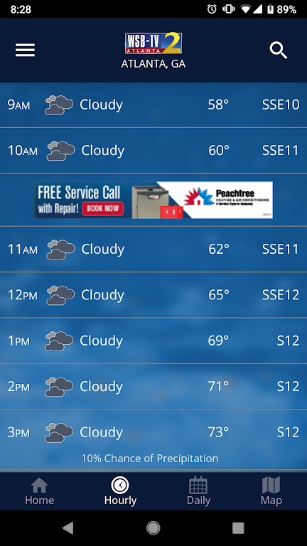 WSB-TV Weather 螢幕截圖 3