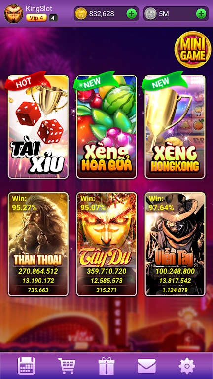 KingSlot - Cổng Game Giải Trí স্ক্রিনশট 0