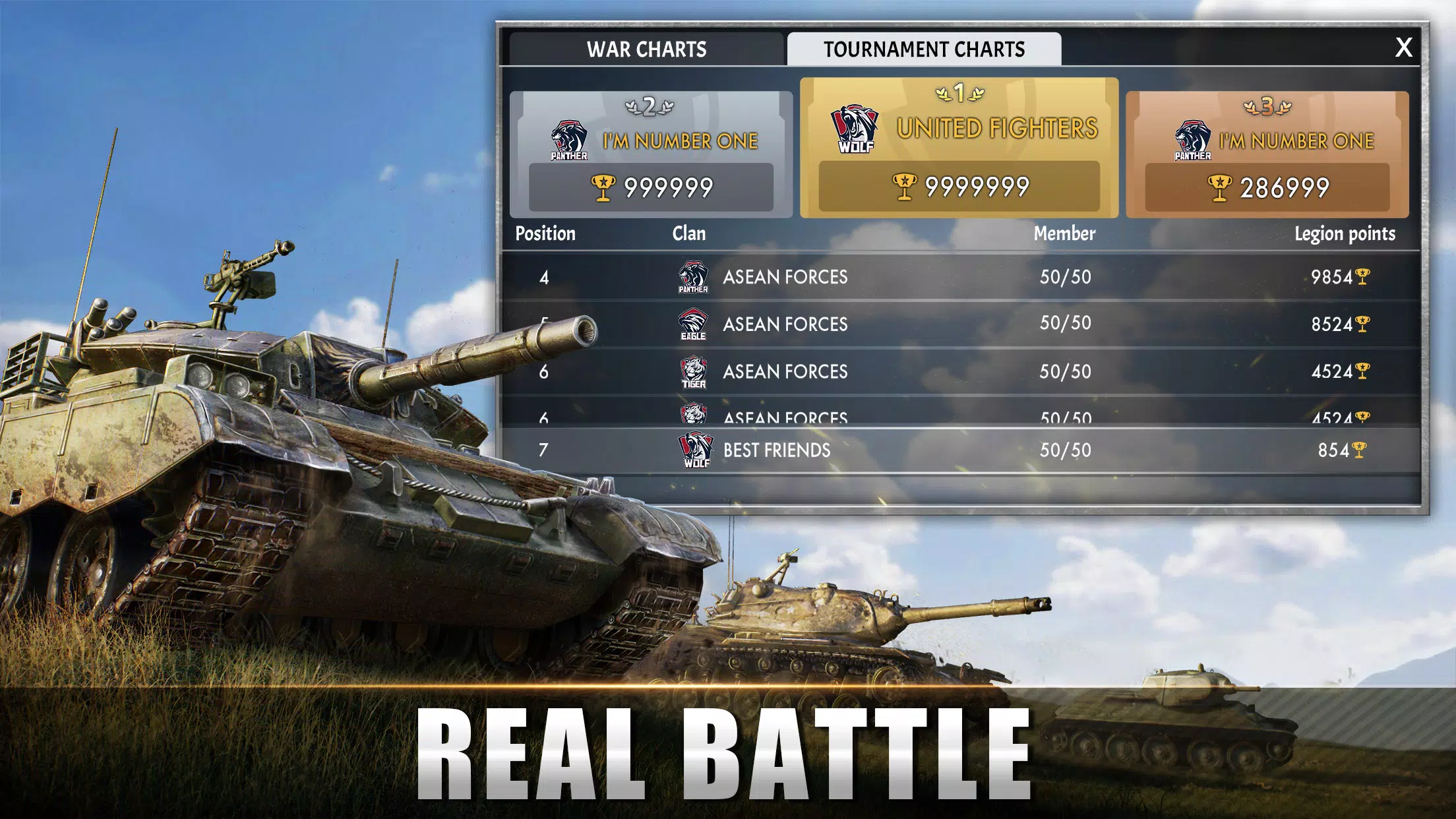 Tank Warfare: PvP Battle Game Ảnh chụp màn hình 1