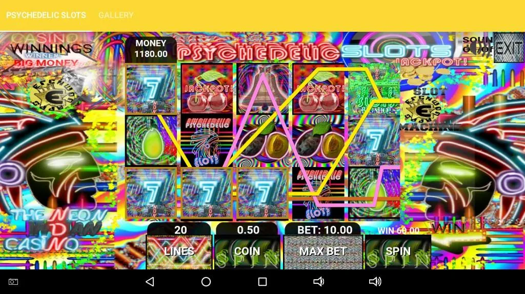 Psychedelic Slots ภาพหน้าจอ 3