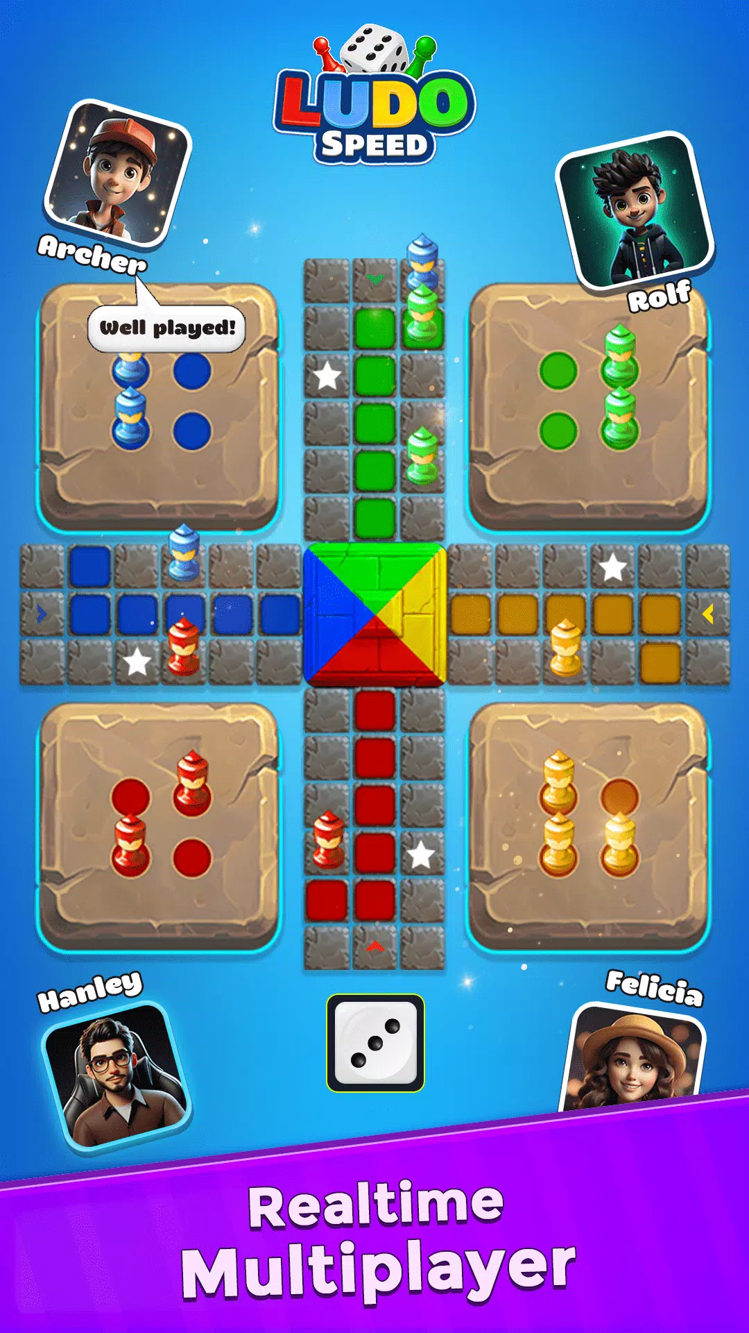 Ludo Speed - Dice Game Fun! Captura de tela 1