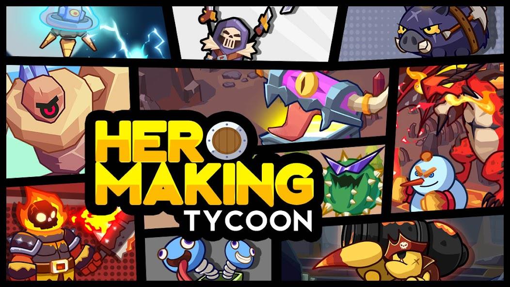 Hero Making Tycoon Mod Ảnh chụp màn hình 0