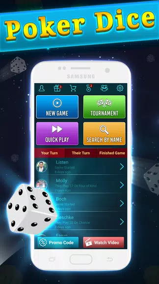 Schermata Yatzy - Free Dice Games 0