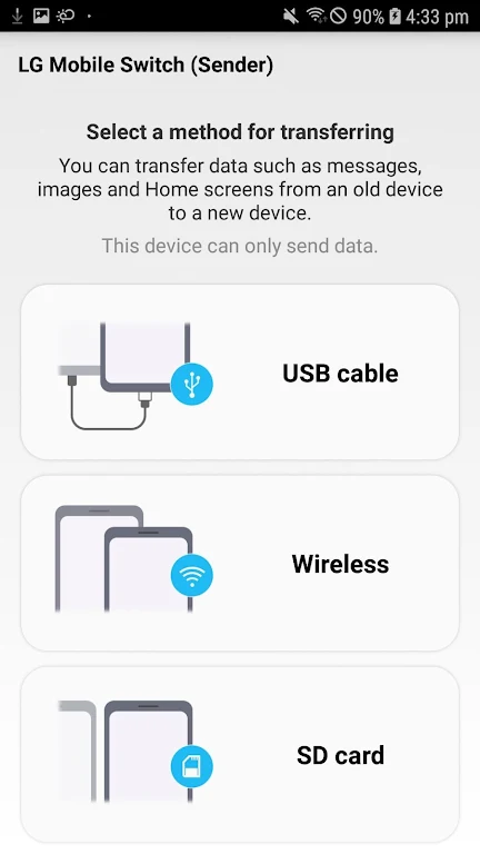 LG Mobile Switch (will closed) Screenshot 3