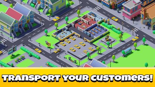 Idle Taxi Tycoon स्क्रीनशॉट 3