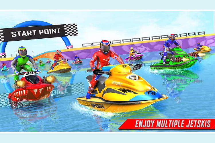 Jet Ski Racing Games 3D स्क्रीनशॉट 3