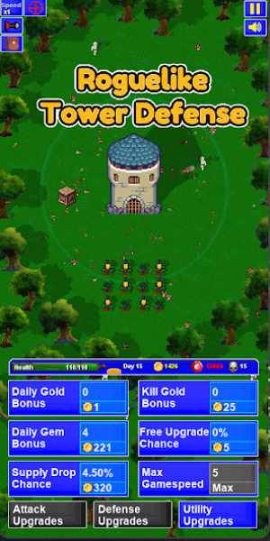 Lone Tower Roguelike Defense MOD 螢幕截圖 0