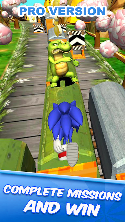 Pro Blue Hedgehog - Ultimate A स्क्रीनशॉट 1