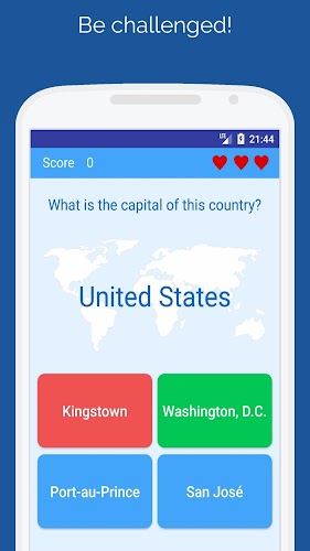 Capitals of the countries Quiz ภาพหน้าจอ 1