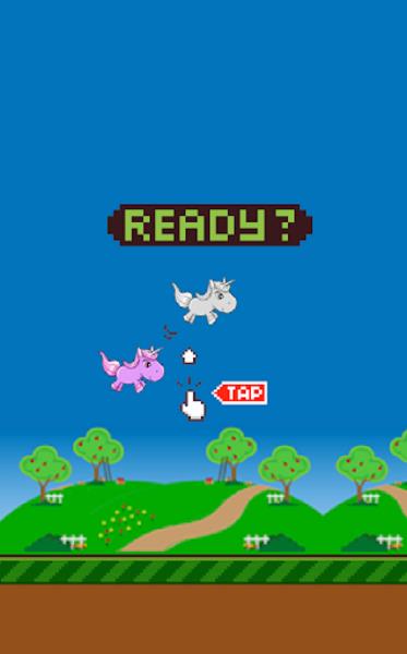 Flappy Unicorn 스크린샷 2