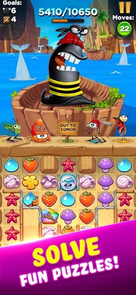 Best Fiends - Match 3 Puzzles Mod Screenshot 1