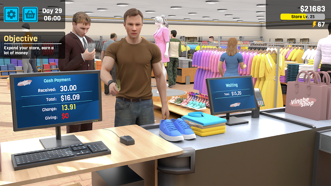 Clothing Store Simulator Mod 스크린샷 2