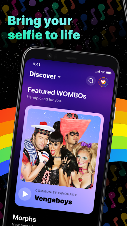 Wombo ဖန်သားပြင်ဓာတ်ပုံ 0