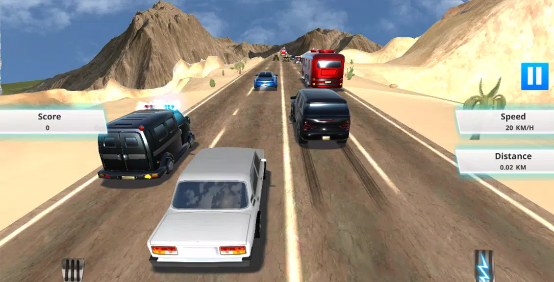 Traffic Rider : Car Race Game Screenshot 0