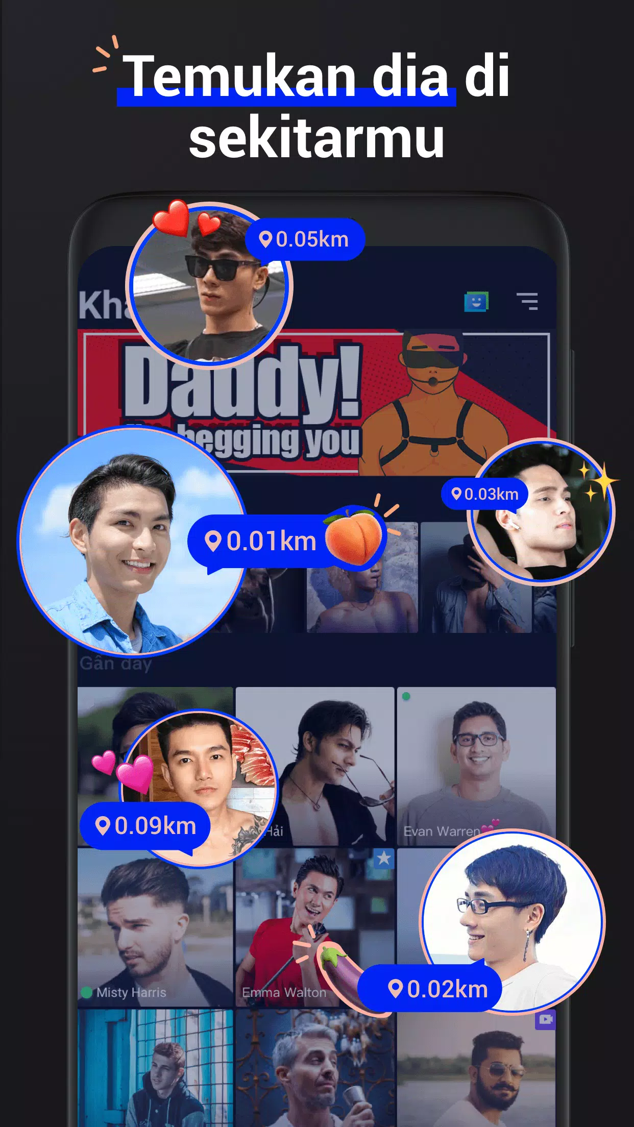 HeeSay - Blued LIVE & Dating Скриншот 1